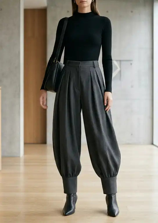 Balloon Pants For Women Magracia Black / XS