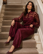 Zaria 3-Piece Satin Co-ord Set