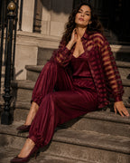 Zaria 3-Piece Satin Co-ord Set