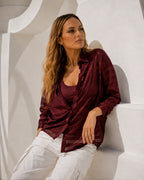 Sable Stripe Sheer Shirt