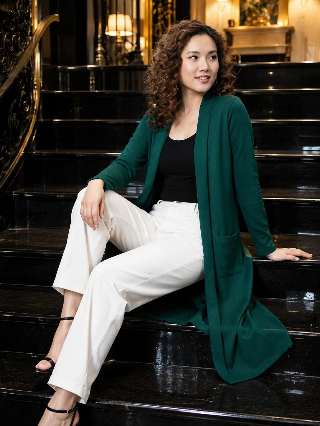 Rib Longline Shrug