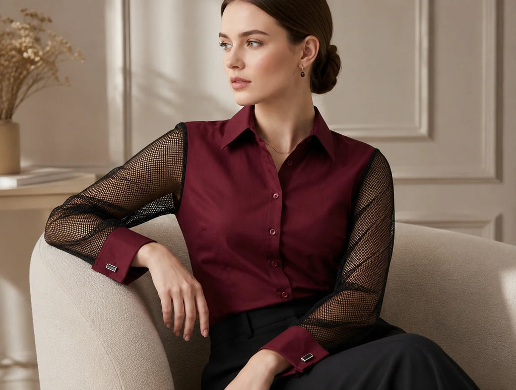 Eclipse | Mesh-Sleeve Shirt