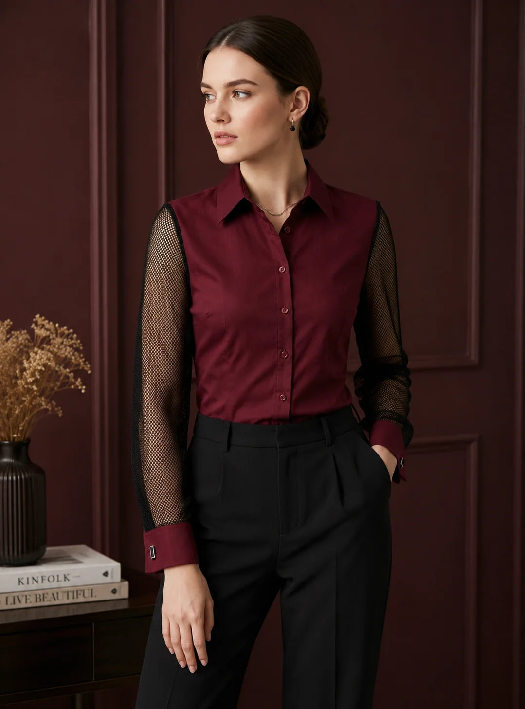 Eclipse | Mesh-Sleeve Shirt