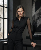 Eclipse | Mesh-Sleeve Shirt Magracia