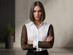 Eclipse | Mesh-Sleeve Shirt Magracia