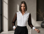 Eclipse | Mesh-Sleeve Shirt Magracia