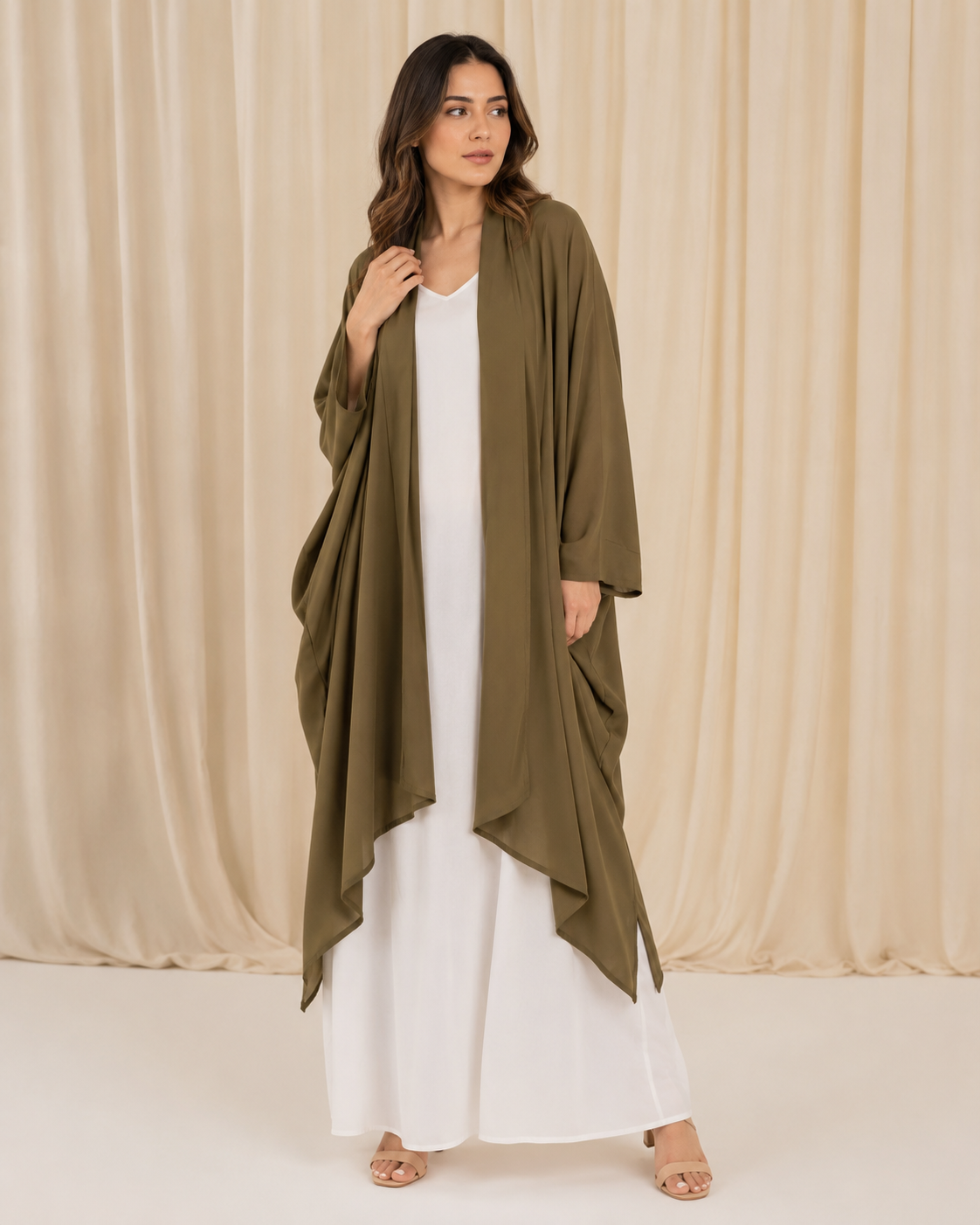 Georgette Long Shrug