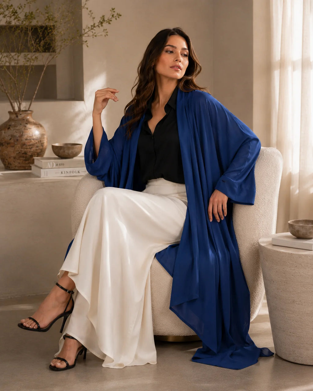 Georgette Long Shrug