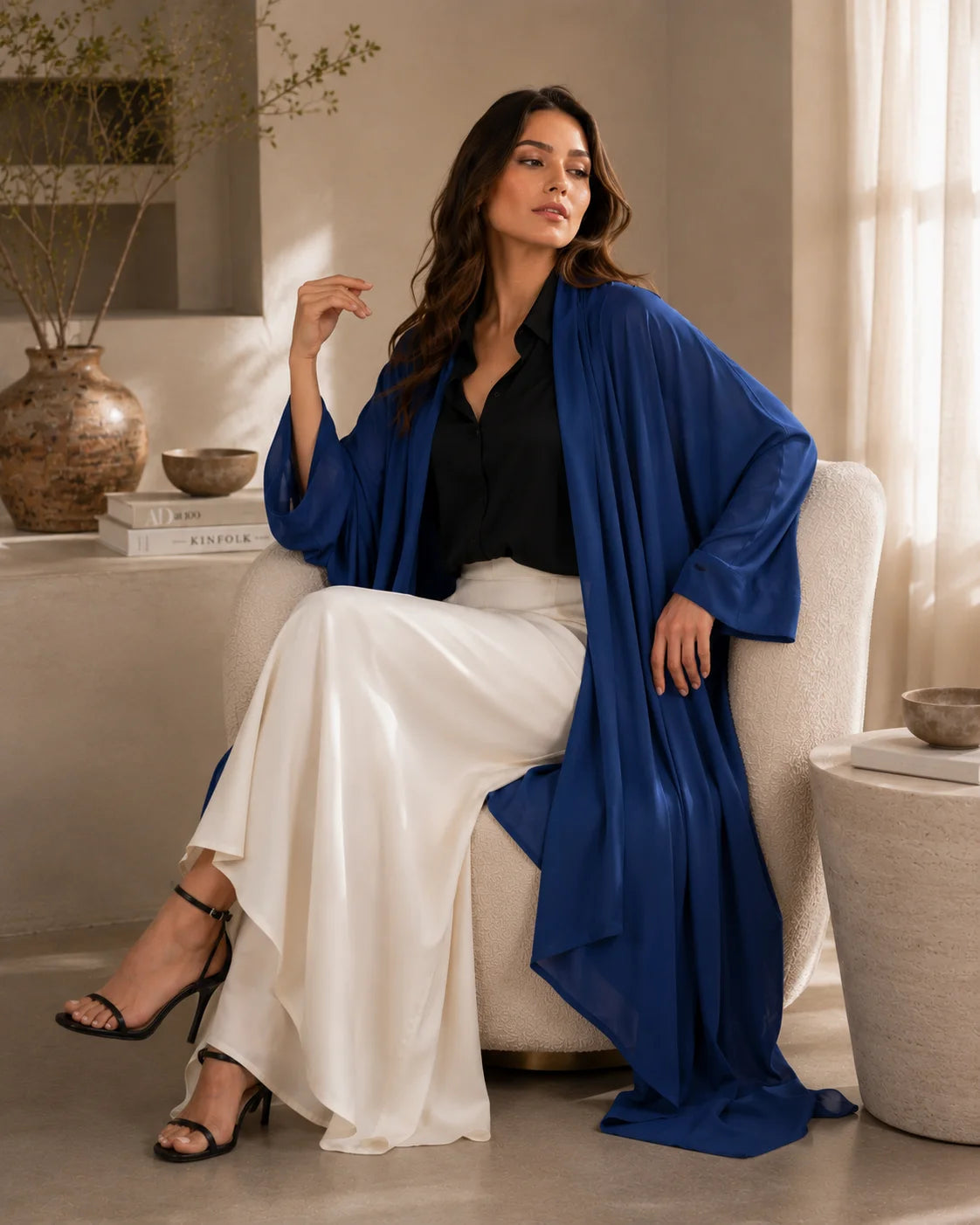Georgette Long Shrug