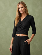 Open Front Linen Shrug