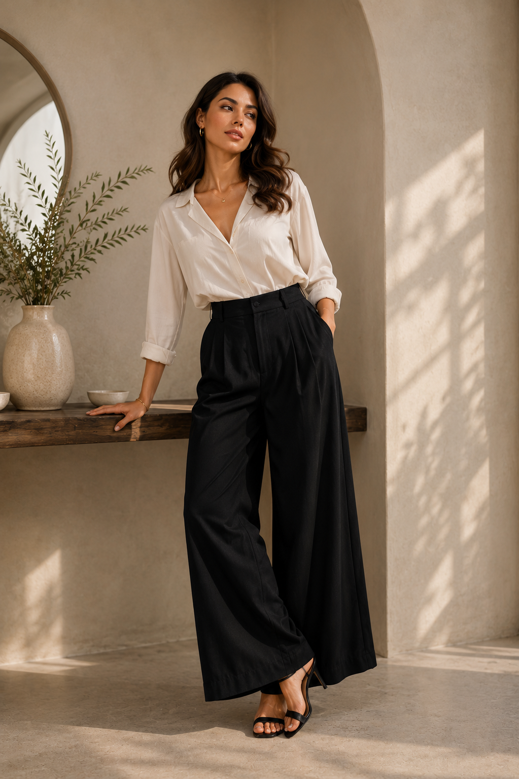 Floaty Wide Leg Pants