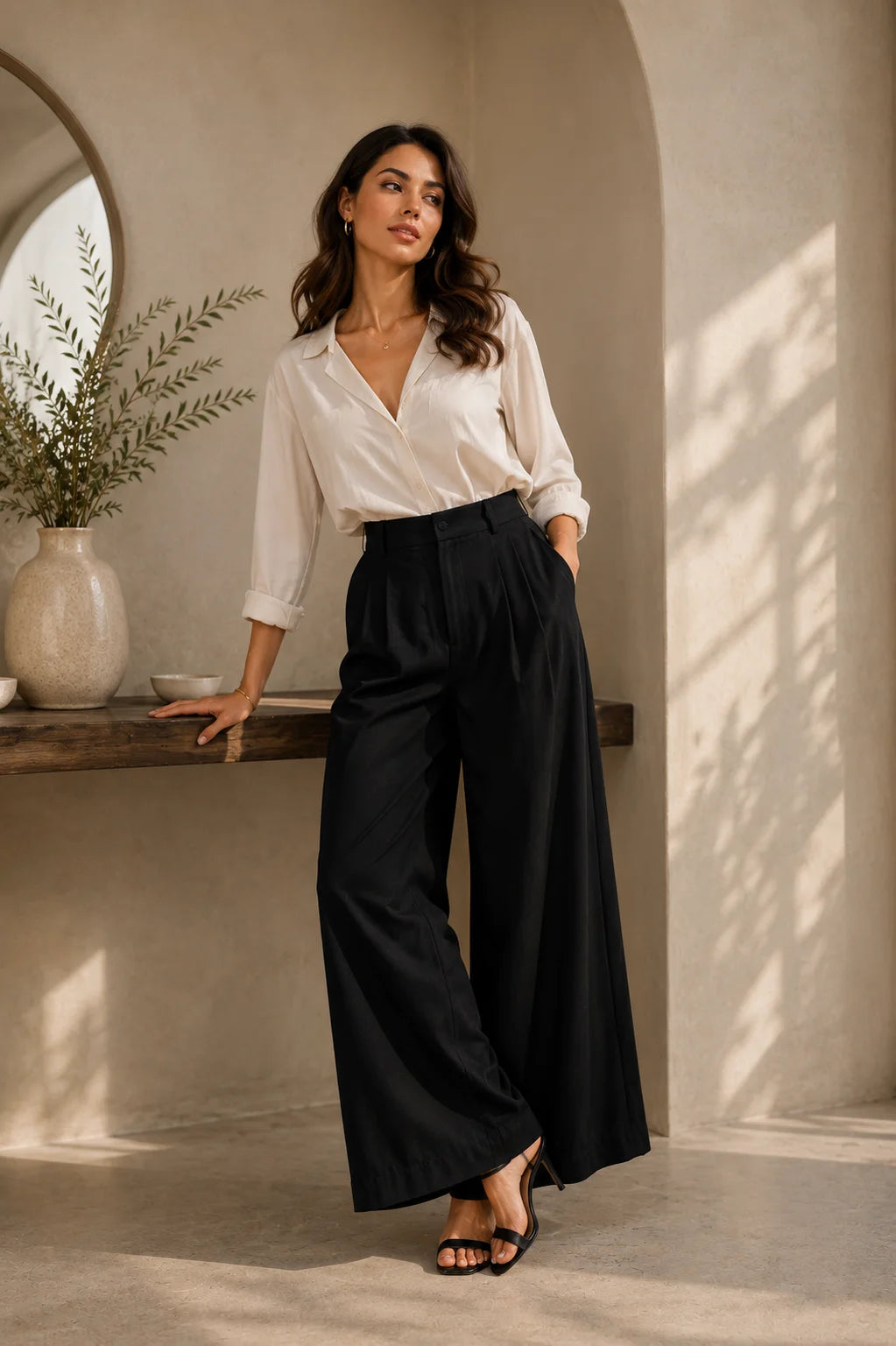 Floaty Wide Leg Pants