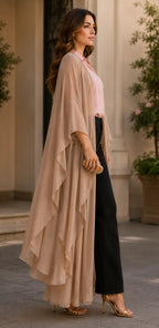 Vera Silk Crepe Shrug
