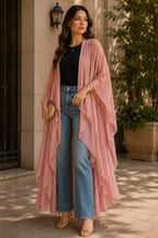 Vera Silk Crepe Shrug