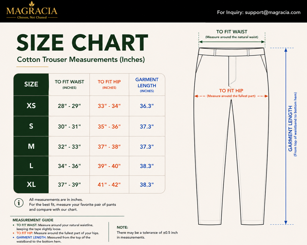 Cotton Fit Trouser