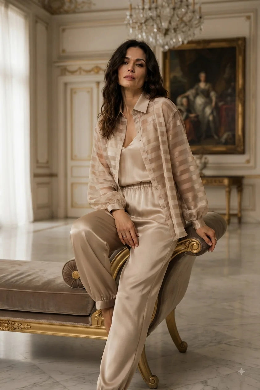 Zaria 3-Piece Satin Co-ord Set