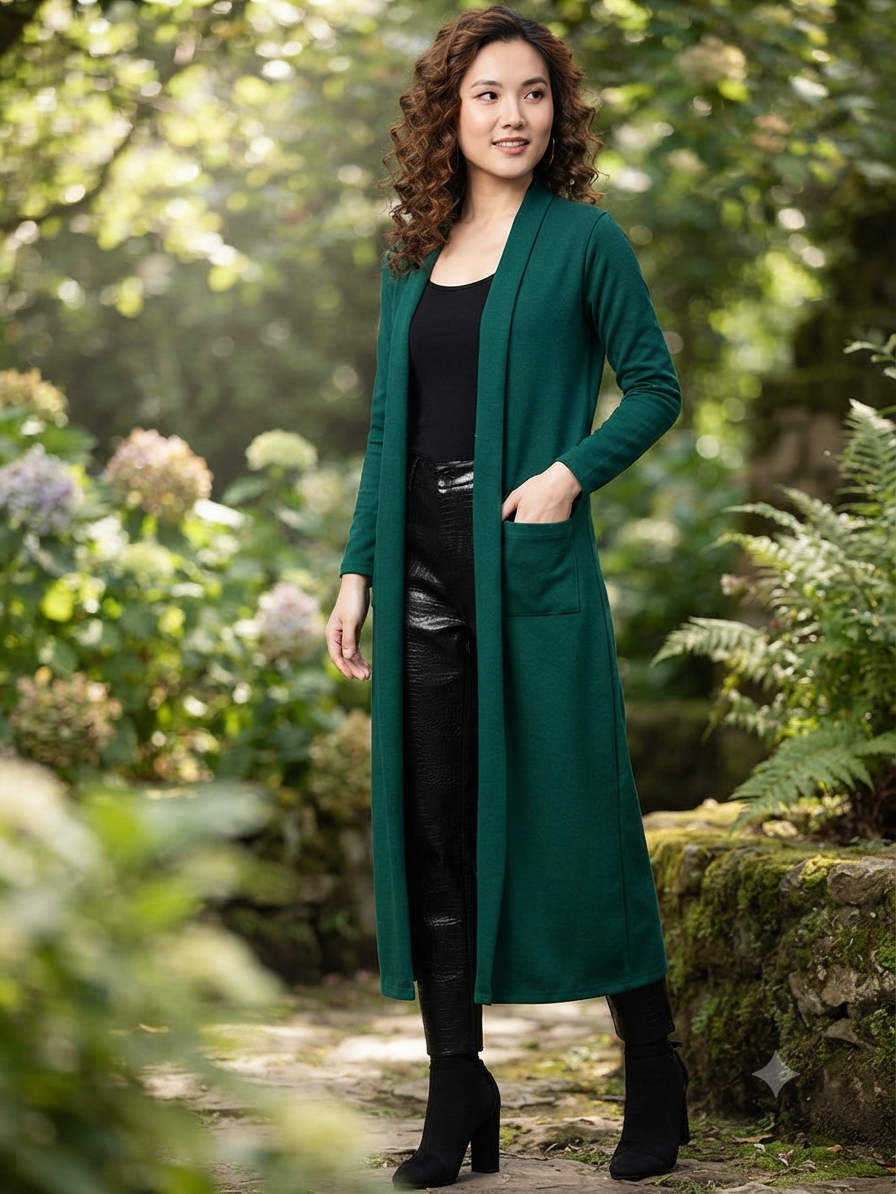 Rib Longline Shrug