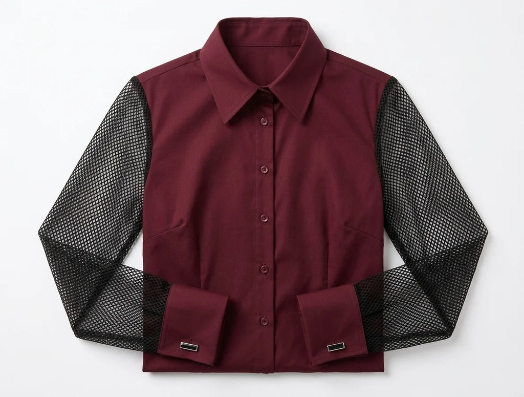 Eclipse | Mesh-Sleeve Shirt