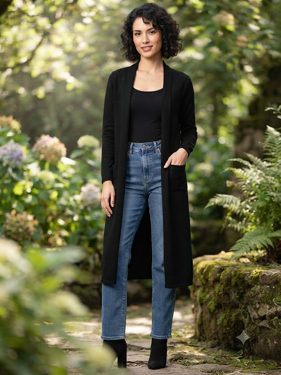 Rib Longline Shrug