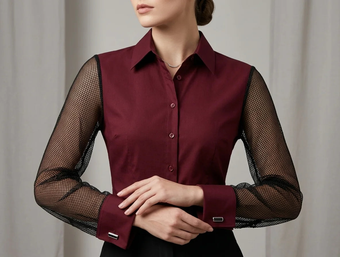 Eclipse | Mesh-Sleeve Shirt